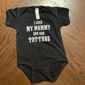 I love my mom's tattoos onesie 6 months
